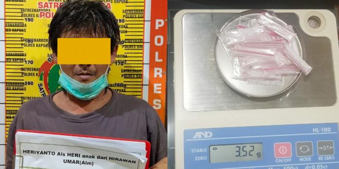Kembangkan Penangkapan Sabu