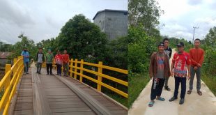 Camat Bataguh Meninjau